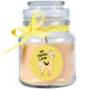 Duftkerze Bonbon-Glas im Design: Comic, Vanille (Gelb) -...