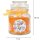 Duftkerze Bonbon-Glas im Design: Muttertag, Honigmelone (Orange) - 120g