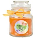 Duftkerze Bonbon-Glas im Design: Vatertag, Honigmelone...