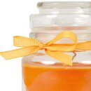 Duftkerze Bonbon-Glas im Design: Vatertag, Honigmelone (Orange) - 120g