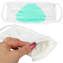 Alltagsmaske "Mint" ( 1 Stück ), Mund-Nasen-Maske waschbar, Gesichtsmaske
