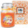 Duftkerze Bonbon-Glas im Design: Geburtstag, Honigmelone (Orange) - 500g