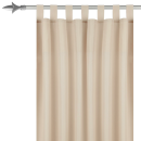 Gardinenstange Set - Lilie silber 70-130 cm