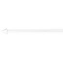 Gardinenstange Set - Kegel weiß 130-240 cm