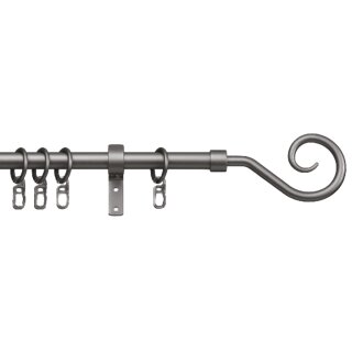Gardinenstange Set - Roma silber 70-130cm