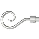 Gardinenstange Set - Roma silber 70-130cm