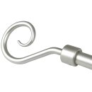 Gardinenstange Set - Roma silber 70-130cm