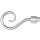 Gardinenstange Set - Roma silber 70-130cm