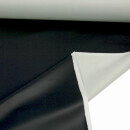 Stoff Meterware "Lederoptik" 145cm breiter Dekostoff in "Schwarz"