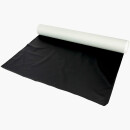 Stoff Meterware "Lederoptik" 145cm breiter Dekostoff in "Schwarz"