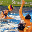 Badekappen Set - weiß, blau ( Nr. 1-13 )