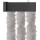Flauschvorhang 80x185cm Unistreifen grau