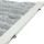 Flauschvorhang 80x185 cm Unistreifen weiß