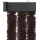 Flauschvorhang 80x200cm Unistreifen braun