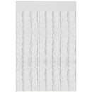 Flauschvorhang 80x200cm Unistreifen weiß