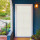 Flauschvorhang 80x200cm Unistreifen weiß