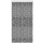 Flauschvorhang 80x220 cm Meliert schwarz - grau - weiß