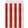 Flauschvorhang 80x220cm Unistreifen rot - weiß