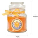 Duftkerze im Glas - Sternzeichen (Honigmelone) 120gr - 30 Stunden - Stier