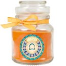Duftkerze im Glas - Sternzeichen (Honigmelone) 120gr - 30 Stunden - Waage