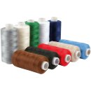 Nähgarn, Allesnäher, 10 Stk. Rollen à 500m Garn (0,018€ / 100m) - gemischt