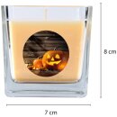 Duftkerze im Glas - Halloween Creme - Bonbon 190gr (50h)