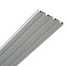 Vorhangschiene Aluminium - Silber