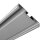 Vorhangschiene Aluminium - Silber
