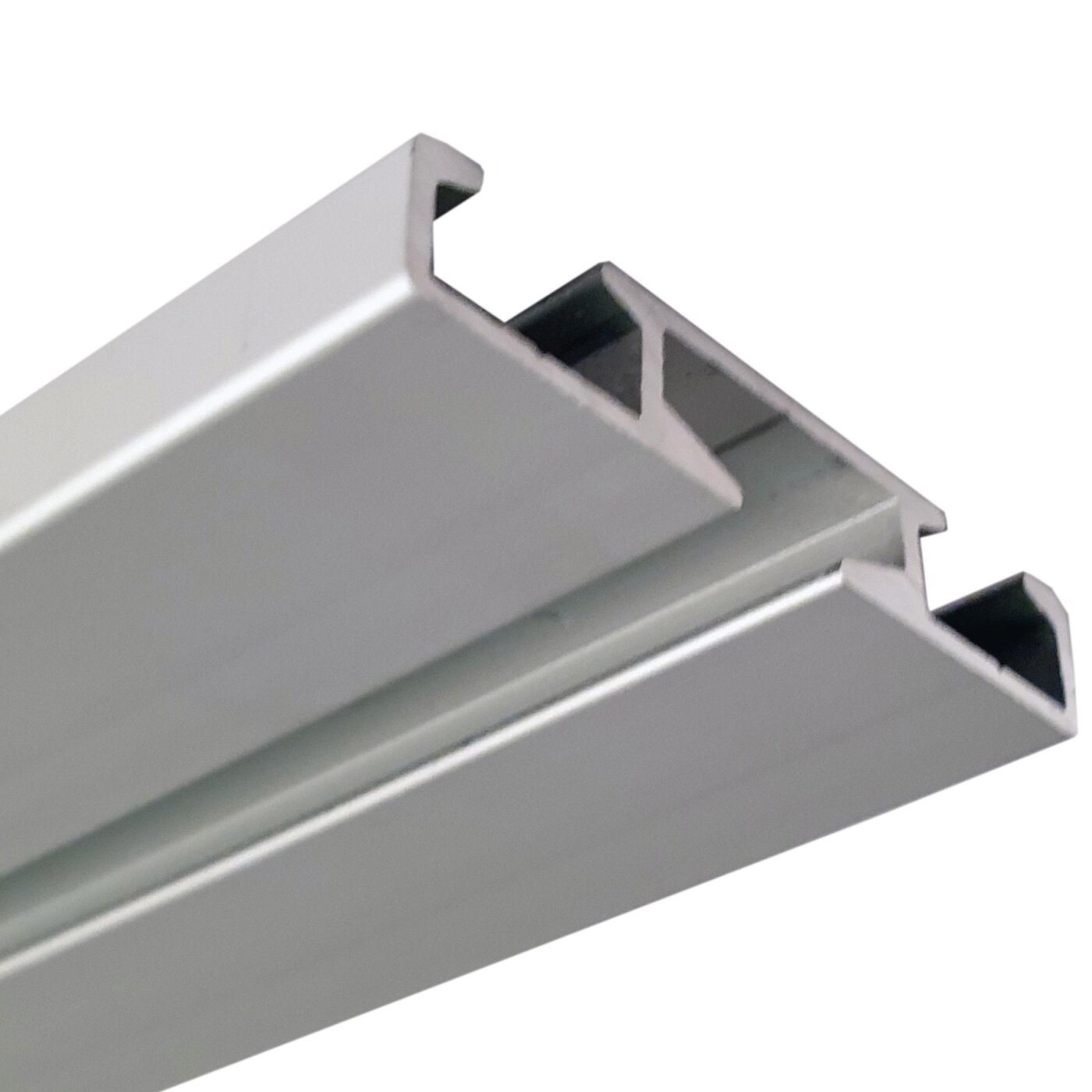 Vorhanghalter Aus Aluminium – 2 Stück, U-Form, Silber, Inkl. Montagematerial