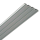 Vorhangschiene Aluminium - silber 3/4-Lauf 120 cm