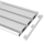 Endkappen ( 2 Stück ) für Vorhangschiene Aluminium - Weiß 3/4-Lauf