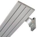 Vorhangschiene Aluminium (inkl. Wandträger) Silber