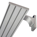 Vorhangschiene Aluminium (inkl. Wandträger) Silber