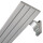 Vorhangschiene Aluminium (inkl. Wandträger) Silber