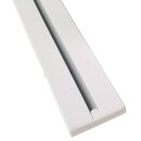 Vorhangschiene Aluminium Weiß "1 Lauf" 120cm