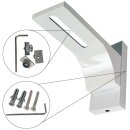 Vorhangschiene Aluminium (inkl. Wandträger) Weiß "2 Lauf" 90cm