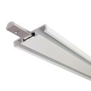 Vorhangschiene Aluminium Weiß "2 Lauf" 180cm (2x90cm)