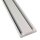 Vorhangschiene Aluminium Weiß "2 Lauf" 240cm (2x120cm)