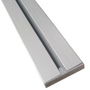 Vorhangschiene Aluminium Silber "1 Lauf" 90cm