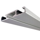 Vorhangschiene Aluminium Silber "1 Lauf" 90cm