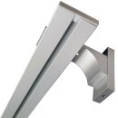 Vorhangschiene Aluminium (inkl. Wandträger) Silber...