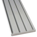 Vorhangschiene Aluminium Silber "4 Lauf" 480cm (4x120cm)