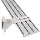 Wandträger für "Weiß - 3/4 Lauf" Aluminium Vorhangschiene