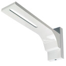 Wandträger für "Weiß - 3/4 Lauf" Aluminium Vorhangschiene