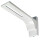 Wandträger für "Weiß - 3/4 Lauf" Aluminium Vorhangschiene