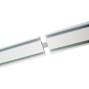 Verbinder für "Silber - 1/2 Lauf" Aluminium Vorhangschiene
