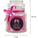 Duftkerze im Glas "Neujahr" Lavendel Bonbonsglas 120 g