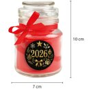 Duftkerze im Glas "Neujahr" Kirsche Bonbonsglas 120 g