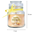 Duftkerze im Glas - Neujahr Creme - Bonbon 120gr ( 30h )