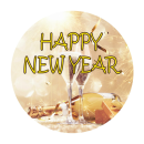 Duftkerze im Glas - Neujahr Creme - Bonbon 500gr ( 110h )